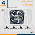 High Speed & Heavy Duty 220V AC Axial Metal Frame Cooling Fan Industrial Exhaust Fan 4 to 8 inch Cooling Fan Square Shape. 