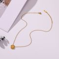 2023 Fashion Designer Brand Luxury Stainless Steel Bracelet 18k Gold Plated Four Leaf Clover Necklace Set For Women.
