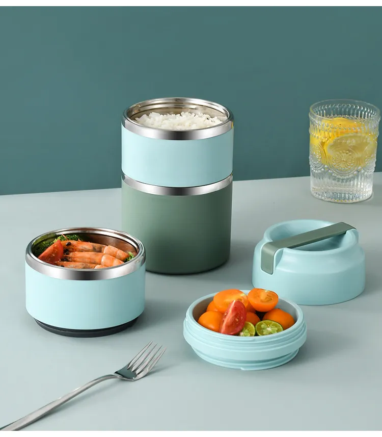 Japanese Thermos Lunch Box for Food Container Stainless Steel