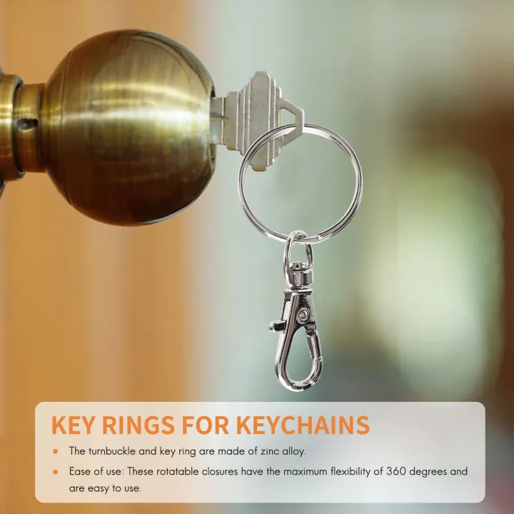 60%20Pieces%20Key%20Ring%20Clip%20Hooks%20Twist%20Locks%20Lanyard%20Snap%20Hooks%20with%20Split%20Key%20Rings%20(Silver)%20-%20Image%207