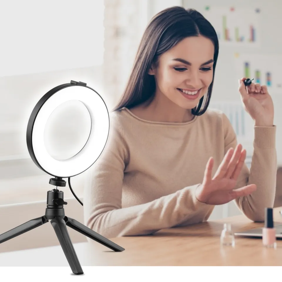 Led Ring Small Ring Light With Tripod Selfie Ring Light With