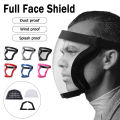 Transparent Full Face Shield Home Oil splash Proof Moto Cycling Windproof Anti-fog Glasses Security Protection Mask With Filters. 
