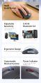 Baseus F02 Ergonomic Wireless Mouse (without Battery) Wireless Mouse Gen 2  Bluetooth 2.4G 4000 DPI Gaming Mouse. 