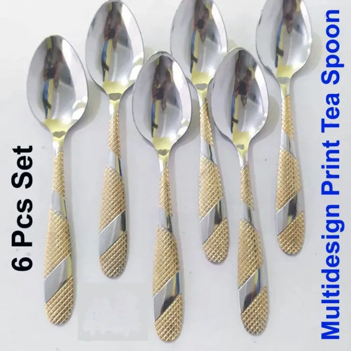 6%20Piece%20Steel%20Spoon%20Set:%20Multi-Design%206-Inch%20Long%20Spoons%20For%20Your%20Kitchen,%20Elevating%20Your%20Kitchen%20Essentials%20With%20A%20Set%20Of%206%20Multi-Design%20Steel%20Spoons%20-%20Image%202