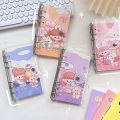 FMAAG Thickened Cute Journal Book Diary Notepad School Supplies Transparent Cover Binder Schedule Book Cartoon Spiral Notebook Agenda Planner Coil Notebook.