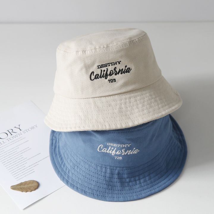 New%20Kids%20Bucket%20Hat%20Sumbrero%20Letter%20Embroidery%20Summer%20Simple%20Baby%20Fisherman%20Hat%20Sun%20Protection%20Outdoor%20Beach%20Hat%20Sunscreen%20Sun%20Hat%20-%20Image%204