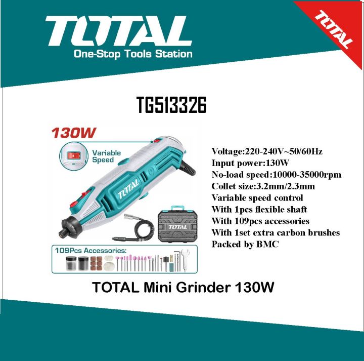 130 W Mini Grinder Total-Tg513326 New | Daraz.com.bd