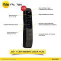 Yale Digital Door Lock YMI 70 MB-Door hardware & locks A Series, Push Pull Smart Lock, Matt Black. 