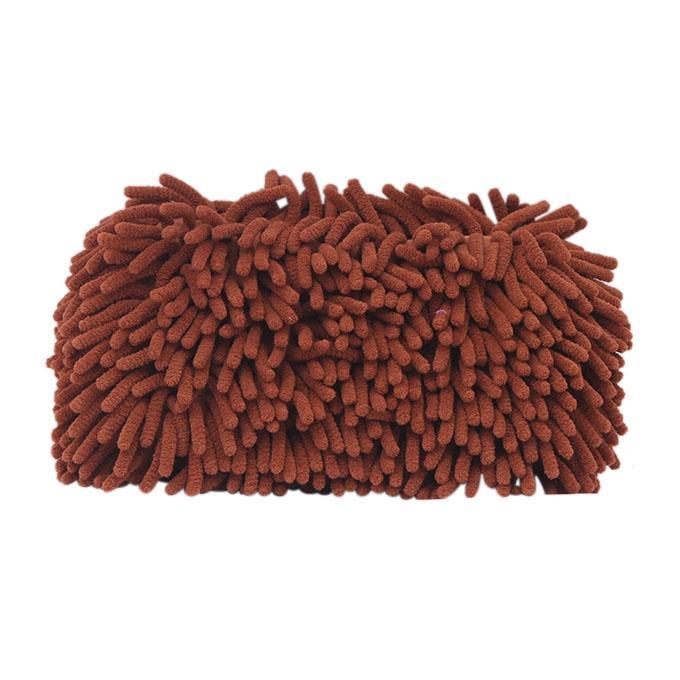 Chenille%20Microfiber%20Car%20Wash%20Mitt%20-%20Brown%20-%20Image%202