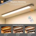 60cm Xiaomi Wireless LED Night Light Motion Sensor USB Rechargeable For Bedroom Kitchen Cabinet Lamp Remote Control Lighting.