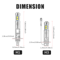 【Best value for money】 2Pcs H1 LED Auto Light h3 LED Front Rear CANBUS Super Bright Ice Blue Driving Lamp Bulb For Headlight Bulbs 12V light Fog Lamps.