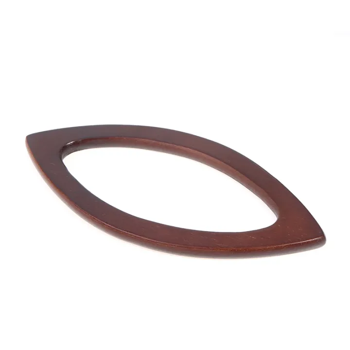 Solid Wood Bag Handle Replacement Diy Handbag Tote Handles Bags Classic Straps Demoo