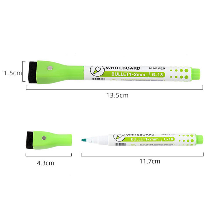 1/5/10Pcs%208%20Colors%20Erasable%20Magnetic%20Whiteboard%20Marker%20Pen%20Blackboard%20Marker%20Chalk%20Glass%20Ceramics%20Office%20School%20Art%20Marker%20Stationery%20-%20Image%208