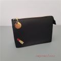 New Estee Lauder Black Lipstick Cosmetic Bag Simple Clutch Portable Storage Pu Influencer. 
