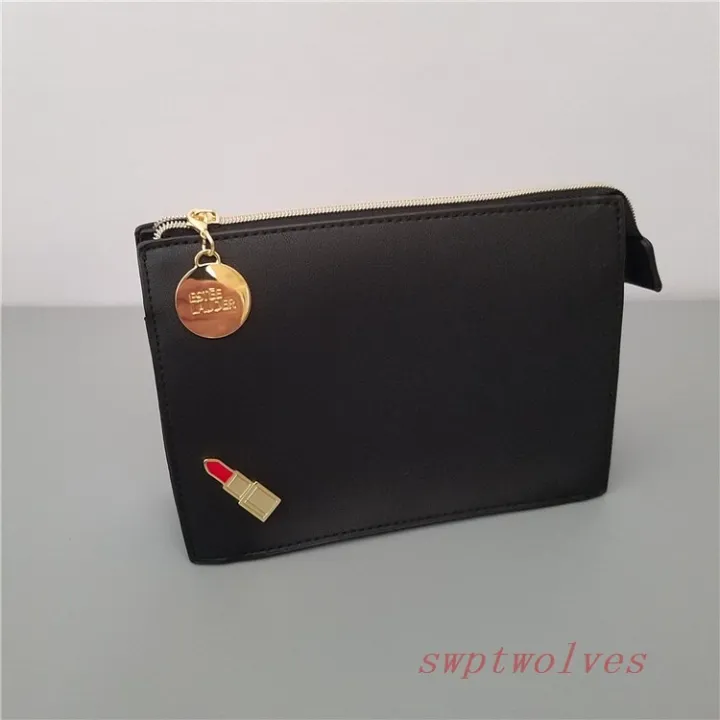 New%20Estee%20Lauder%20Black%20Lipstick%20Cosmetic%20Bag%20Simple%20Clutch%20Portable%20Storage%20Pu%20Influencer%20-%20Image%202
