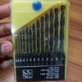 13Pcs HSS Drill Bit Set 1.5-6.5mm Twist Drill Bit 1/16-1/4 Inch Hex Shank Drive Quick Change High Speed For Drill Machine Chuck. 