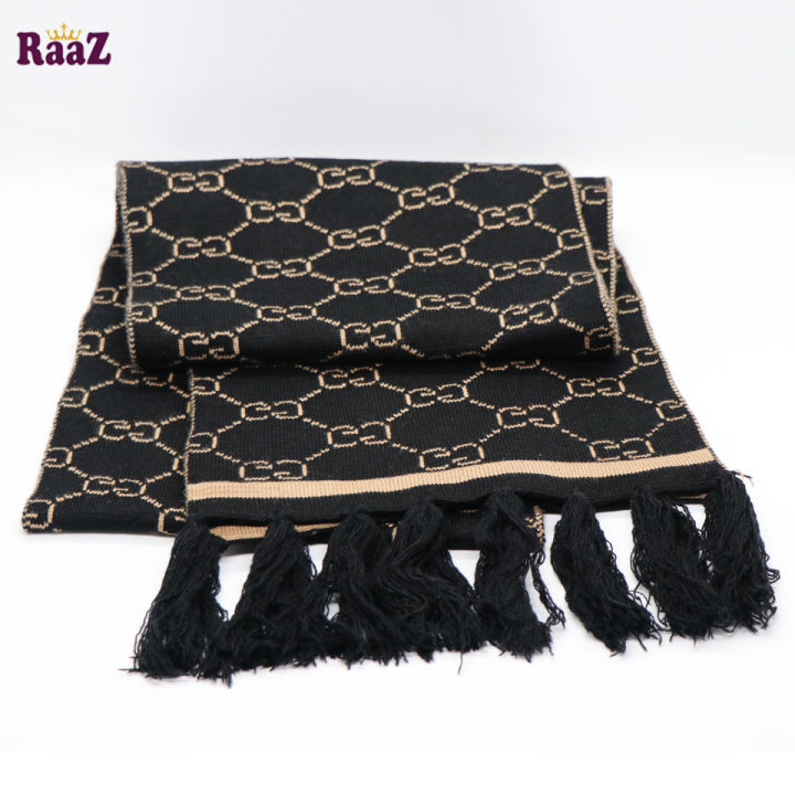 Black%20And%20Brown%20Woolen%20Scarf,%20Soft%20Muffler%20Stylish%20Fashion%20Scarf%20For%20Men%20And%20Women%20-%20Image%205