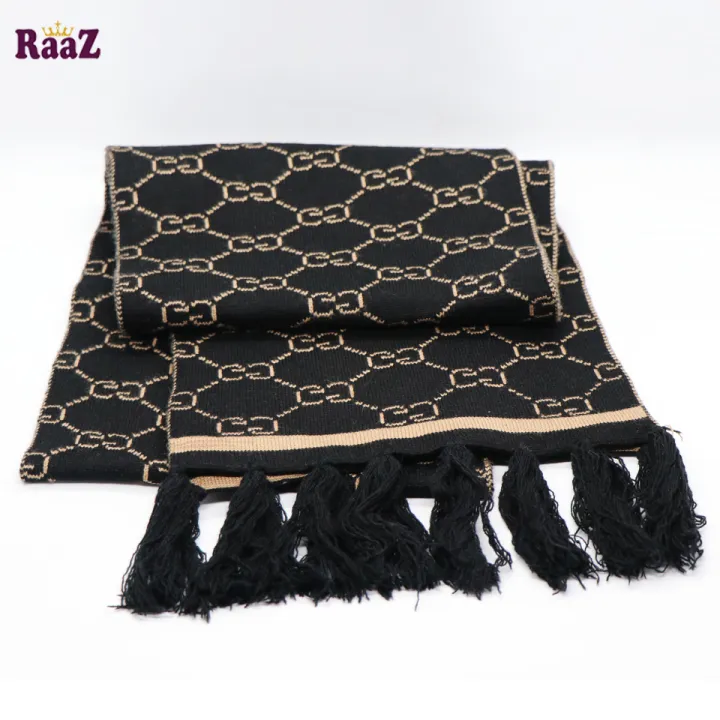 Black%20And%20Brown%20Woolen%20Scarf,%20Soft%20Muffler%20Stylish%20Fashion%20Scarf%20For%20Men%20And%20Women%20-%20Image%205