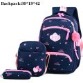 3PCS/Set Cute Printing School Bags For  Girls Children Waterproof School Backpacks Kids Bag Schoolbag Nylon Mochila Infantil. 