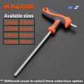 HARDEN 8.0mm T Handle Allen Hex Key (8.0x200mm) Chrome Vanadium Steel spanner set Inner Hexagon Wrench Hand Tool Spanner 540717.