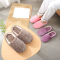 Women Winter Home Fur Slippers Cartoon Cat Non-Slip Soft Warm House Indoor Bedroom Men Couples Boys Girl Memory Foam Floor Shoes. 