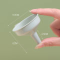 1/5 Pcs Small Clear Plastic PP Mini Funnels Packaging Travel Tools For Empty Bottle Filling Perfumes Essential Oils Aromatherapy. 