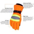 Winter Work Gloves For Men Heavy Duty Mechanic Gloves With Grip Waterproof Anti Vibration Safety Gloves Flexible Yard Work. 