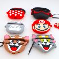 Only Cover Airpods Pro & Pro 2nd Gen Premium Earbuds Protective Cover Tom and Jerry, Super mario, Micky mouse, black dog airpod pro soft silicon case. 