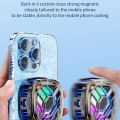 X76 Magnetic Mobile Phone Cooler Fast Cooling Phone Cooler Portable Phone Semiconductor Radiator Mobile Gaming Video Streaming Phone Fan Portable Quieter Cooling Fan.