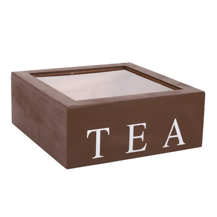 Wooden%209%20Grids%20Tea%20Box%20Tea%20Bags%20Container%20Storage%20Box%20Square%20Gift%20Box%20Case%20Transparent%20Top%20Lid%20Jewelry%20Storage%20Box%20-%20Image%207