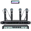 Paulkitson AD4Q True Diversity Digital Professional Wireless Microphone 4-Channel Beta58A/87A/500/600/900MHZ For Outdoor Stage.