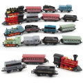 【Toy life hall】GC 1:60 Simulation Alloy Train Toys Retro Steam Pull-back Train Model For Children Home. 