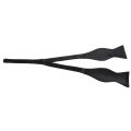 tie satin bow tie for men - black.