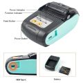 Thermal Receipt Printer (58mm), Portable POS Printer with USB and Bluetooth, compatible with Android/iOS/Windows. Ideal for supermarkets and retail stores. Supports direct thermal printing for bills and tickets, compatible with ESC/POS | Nadra-PT210. 