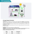 PowMr PWM 2400W Hybrid Solar Inverter 50/60hz Off Grid Sine Wave Inverter Built-in 50A solar charge controller support 24V Lifepo4 battery. 