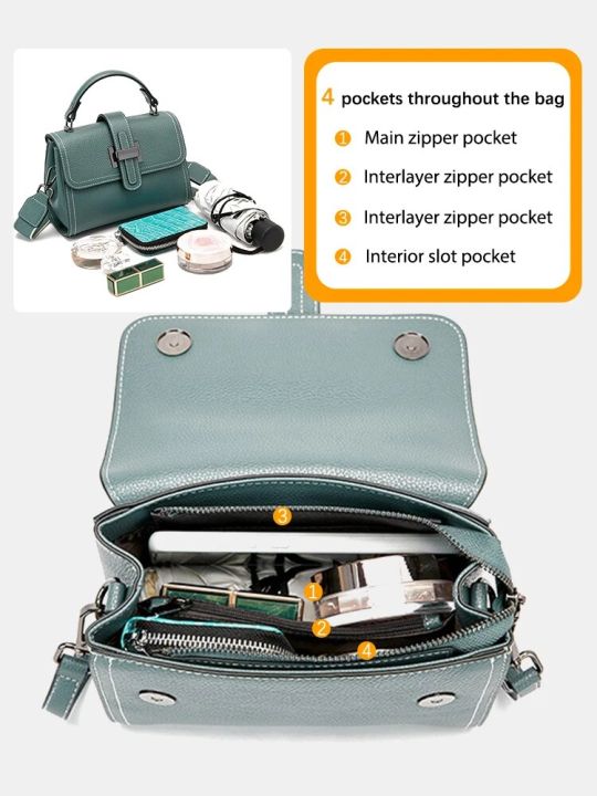Zency%20Genuine%20Leather%20Top-handle%20Bag%20For%20Women%20Simple%20Fashion%20Envelope%20Bags%20Luxury%20Designer%20Shoulder%20Handbag%20Small%20Crossbody%20New%20-%20Image%205
