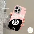 Trendy Brand Stussy Soft Case For Redmi 10A 13C 12 9A 10C 9 12C 9T 9C Note 13 11 12 10 11s 9 8 10s Pro Max Poco X3 Nfc M3 X6 Pro Mi 11 Lite Luxury Metal Lens Candy Color Cover. 