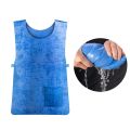 Summer Cooling Vest Heat dissipation PVA Waterproof Fabric Vest High Temperature Protective Outdoor Srts Work Vests Drop S-Pink.