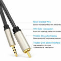 Digital Coaxial Audio Video Cable Stereo S/PDIF RCA To 3.5mm Jack Coaxial Speaker Cord For HDTV Home Video Accessories. 