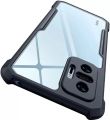 Back Cover for Mi Redmi Note 10 Pro, Redmi Note 10 Pro Max  (Black,Transparent). 