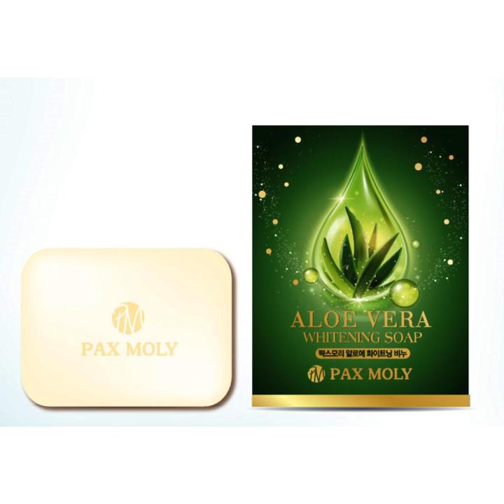 Pax moly Aloe vera whitening body soap