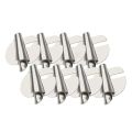 8Pcs Universal Sewing Rolled Hemmer Foot, 3-10mm Rolled- Presser Foot, Sewing Machine Wide Rolled- Presser Foot Durable Easy Install.