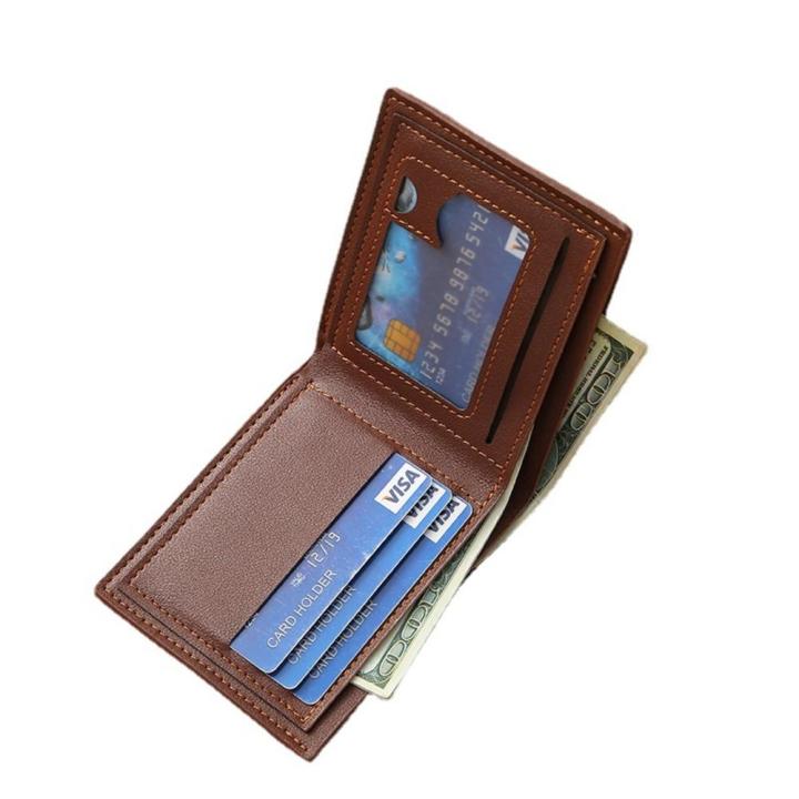 Pu%20Men'S%20Leather%20Wallet%20Versatile%20Large%20Capacity%20Multi%20Card%20Casual%20Men'S%20Wallet%20%20Material%20Short%20Men'S%20Wallet%20for%20Daily%20Use%20Travel%20Business%20Occasions%20Gift%20For%20Men%20Organizing%20Cards%20And%20Cash%20-%20Image%203