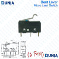 Bent Lever Micro Limit Switch 5A 250V AC 3 Pin SPDT Switch. 