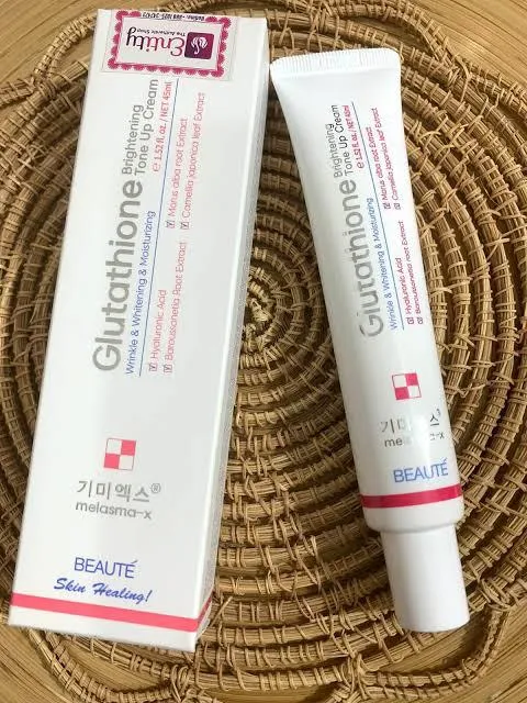 Beaute Melasma-X Glutathione Brightening Tone Up Cream 45ml / Beaute Melasma-X 3D Whitening Clinic Renewal Cream 40gm | Korea | Daraz.com.bd Beaute Melasma-X Glutathione Brightening Tone Up Cream 45ml / Beaute Melasma-X 3D Whitening Clinic Renewal Cream 40gm | Korea | Daraz.com.bd