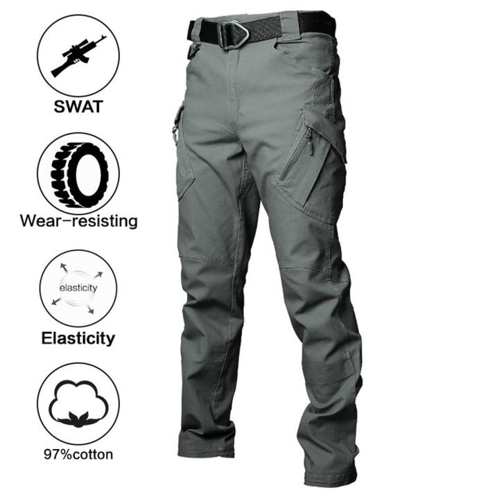 PAVEHAWK Cargo Pants Men Trekking Hiking Work Elastic Uniform Paintball Airsoft Casual Trousers