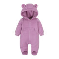 Warm Winter Bear Hoodies Bodysuit For Newborn Baby Boys Girls Clothes Long Sleeve Rompers Solid Jumpsuit Infant Onesies Overalls.