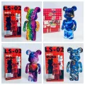 New Creative Wireless Speaker Bluetooth 5.2 Portable HIFI Bass Speakers Plating Gradient Color Cartoon Bear Table Desk Ornament. 