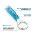 560PCS Marine Grade Heat Shrink Wire Connectors-Electrical Connectors Kit AWG22-10 Waterproof Insulated Crimp Connector Electrical Connectors Kit.