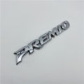 PREMIO MONOGRAM PLASTIC CHROME EMBLEM PACK OF 1. 